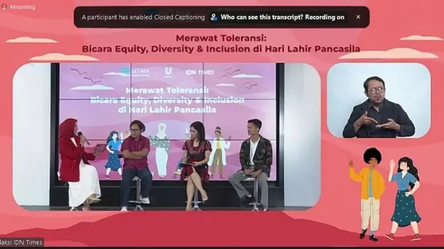 Mengajak Anak Muda Merawat Toleransi dan Kesetaraan di Momen Hari Lahir Pancasila