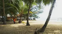 Pantai Cemara Wakatobi yang berada di Kelurahan Waha, Wangi-wangi.(Liputan6.com/Ahmad Akbar Fua)