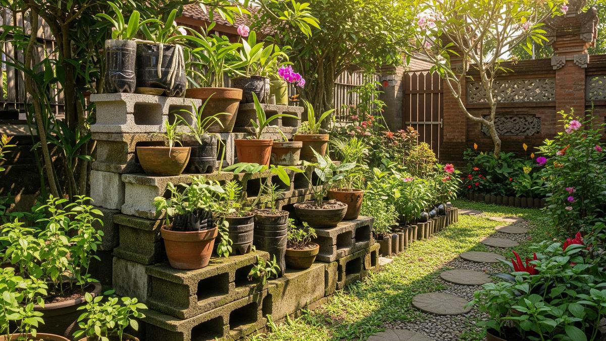 9 Cara Membuat Rak Pot dari Hebel Bekas, Estetik dan Ramah Lingkungan untuk Hunian Minimalis