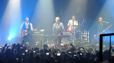 Band Michael Learns to Rock atau MLTR sukses menggelar konser di The Foundry 8 SCBD, Jakarta, Rabu (7/1/2015). (Liputan6.com/Panji Diksana)