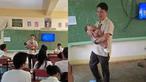 kisah haru guru gendong bayi murid (foto: Facebook/suazoystefanielenin07)