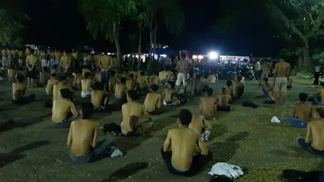 Seruan Jaga Jarak Cegah Covid-19 Tak Mempan Bagi 250 Pembalap Liar di Malang