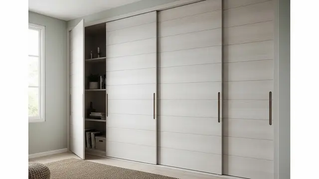 Built-in Cabinet dengan Pintu Geser