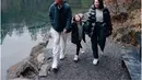Tak hanya berlibur di Inggris dan Prancis saja, ketiganya juga turut menghabiskan liburan di Swiss. Gading, Gisel dan Gempi juga tampil kompak memakai busana hitam serta sneakers putih. (Liputan6.com/IG/@gadiiing)