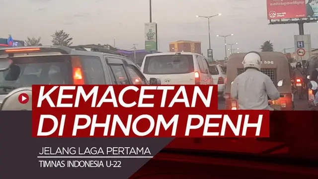 Berita video vlog Bola.com kali ini tentang jurnalis Zulfirdaus Harahap yang sudah tiba di Phnom Penh, Kamboja untuk menemani Timnas Indonesia berjuang di Piala AFF U-22 2019 dan harus disambut dengan kemacetan.