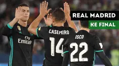 Video highlights semifinal Piala Dunia antarklub Real Madrid Vs Al Jazira yang berakhir dengan skor 2-1, Rabu (13/12/2017).
