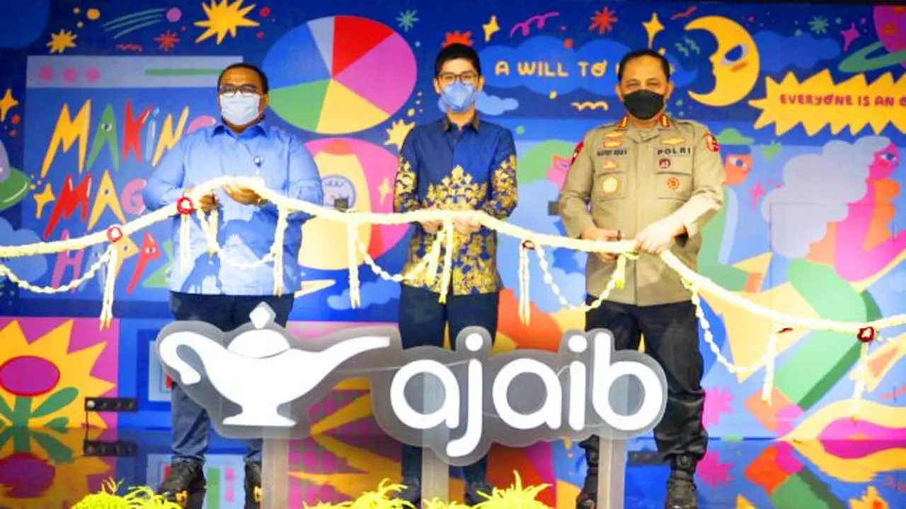 Pembukaan kantor pusat baru  unicorn Ajaib di gedung BEI, Selasa (29/3/2022) (Dok:Ajaib)