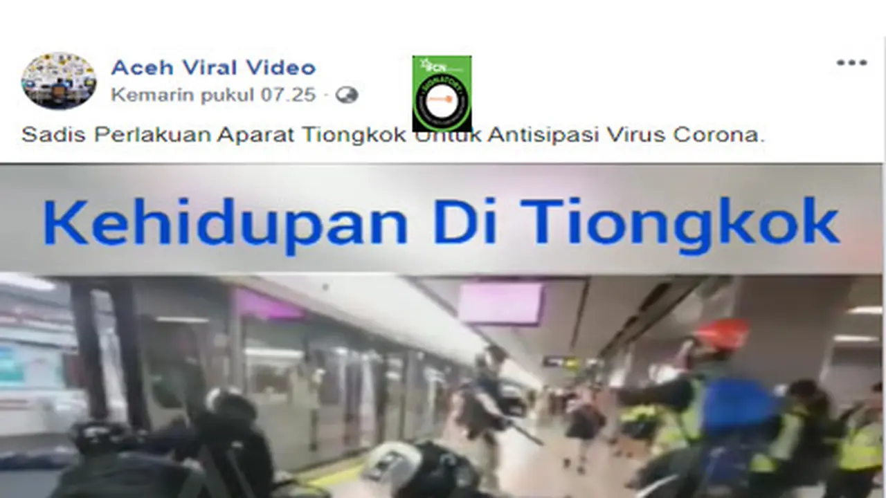 Potongan gambar video diklaim perlakuan sadis aparat di China
