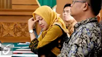 Tim Pengacara KPK Nur Chusnia saat mengikuti sidang perdana praperadilan OC Kaligis di Pengadilan Negeri Jakarta Selatan, Selasa (18/8/2015). Kaligis menganggap penetapannya sebagai tersangka oleh KPK menyalahi aturan. (Liputan6.com/Yoppy Renato)