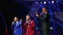 Konser yang ditayangkan secara langsung oleh SCTV itu dimeriahkan oleh Rizki Febrian, Kikan X Kotak, Gita Gutawa dan RAN. (Adrian Putra/Bintang.com) 