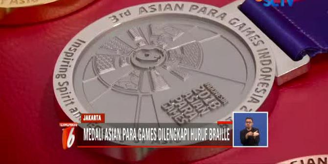 Intip Desain Unik Medali Asian Para Games 2018