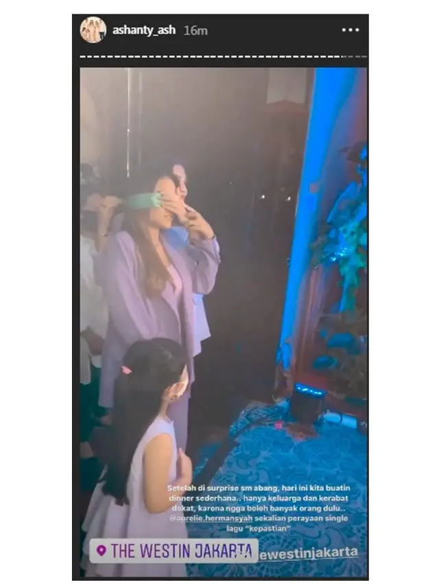 8 Momen Pesta Ulang Tahun Aurel Hermansyah, Dihadiri Orang Tersayang