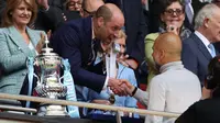 Pangeran William Beri Pesan Singkat untuk Pep Guardiola Setelah Man City Juara Piala FA