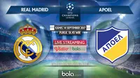 Liga Champions 2017 Real Madrid vs APOEL (Bola.com/Adreanus TItus)