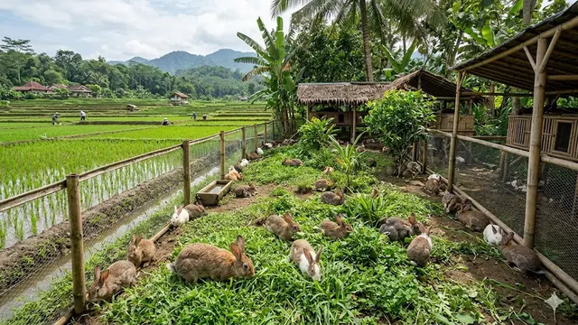 Ide Ternak Hewan Mini Umbaran di Dekat Sawah yang Hemat Pakan dan Untung Besar