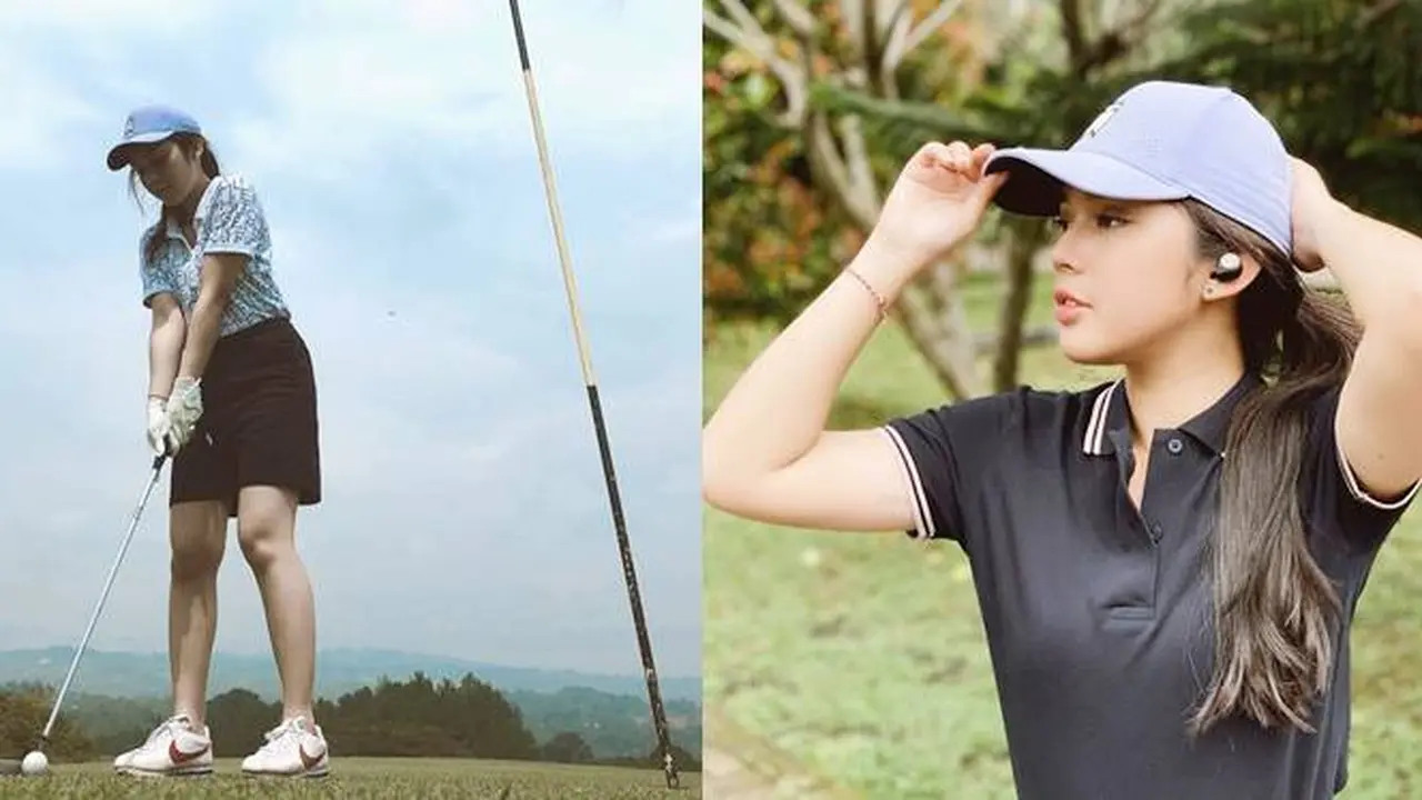 Tampil Sporty, Ini 6 Gaya Stylish Fay Nabila Saat Main Golf