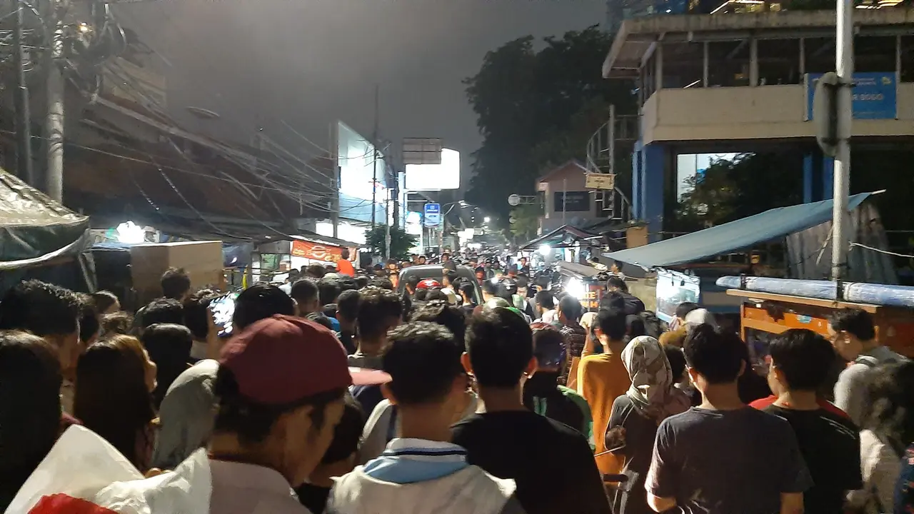 HUT DKI Jakarta, Jalan Kebon Kacang 30 Menuju Sarinah Macet Parah