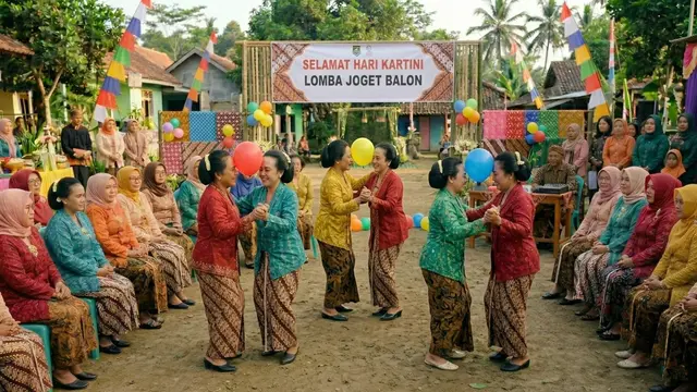 Lomba Kartini Nenek-nenek Gemini AI