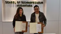 Bukalapak memberikan beasiswa pendidikan bagi sejumlah mahasiswa perempuan School of Technopreneur Nusantara (STON). Liputan6.com/