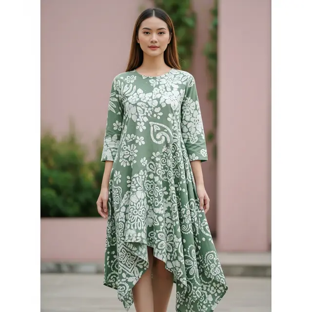 Model baju batik dress