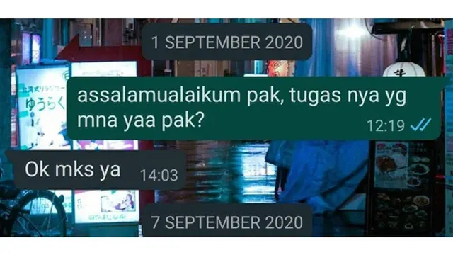 7 Chat Murid Tanya Tugas Ke Guru Biar Jelas Ini Malah Bikin Bingung