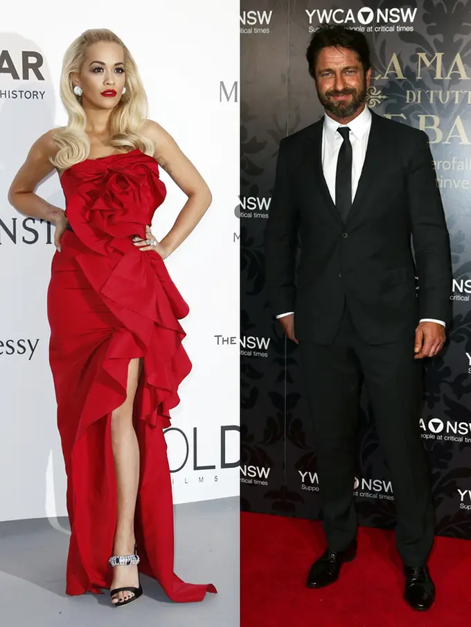 Rita Ora dan Gerard Butler