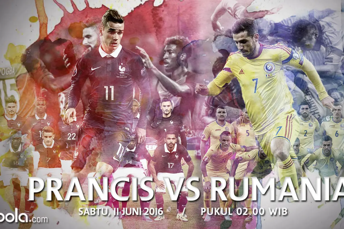 Eropa 2016 Prancis Vs Rumania (Bola.com/Adreanus Titus)