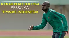 Video kiprah Boaz Solossa kapten Timnas Indonesia di pemusatan latihan yang digelar di Stadion Manahan Solo Jawa Tengah mulai dari 22 - 27 September 2016.