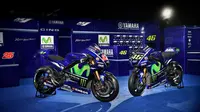 Movistar Yamaha resmi memperkenalkan YZR-M1 baru untuk musim balap 2017 di Madrid, Spanyol, Kamis (19/1/2017) kemarin (Foto: sportrider.com).