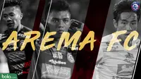 3 Pemain Arema FC Piala Gubernur Kaltim 2018 (Bola.com/Adreauns TItus)