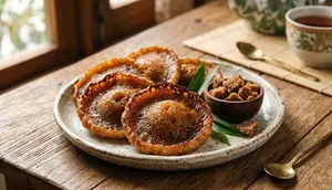 Resep Kue Cucur Gula Merah Anti Bantat, Bersarang dan Renyah di Pinggir