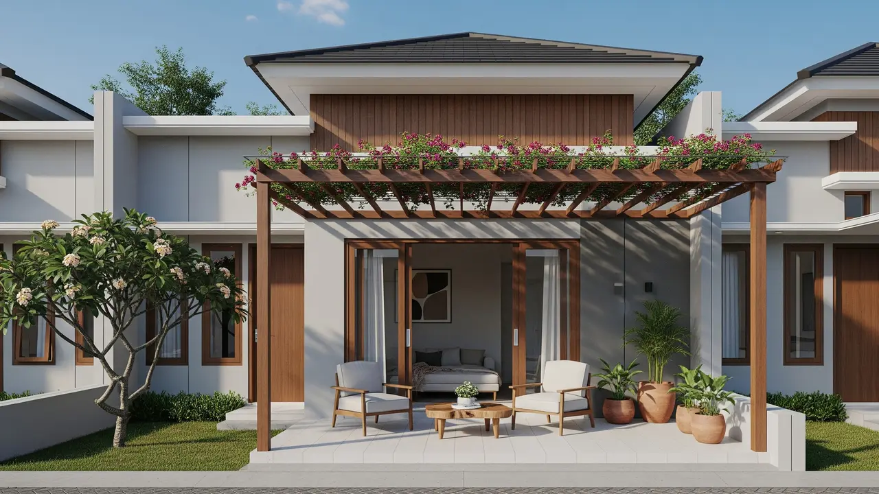 Perbedaan Pergola dan Kanopi untuk Teras Rumah