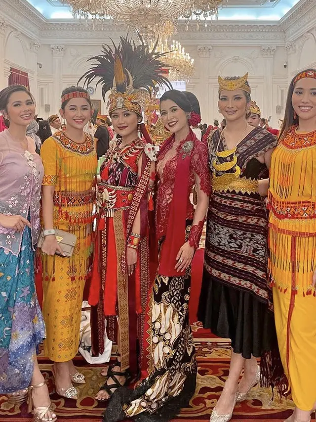 Erina Gudono di Upacara Kemerdekaan