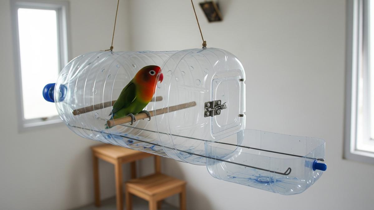 8 Desain Kandang Lovebird dari Botol Bekas, Kreatif dan Hemat Biaya