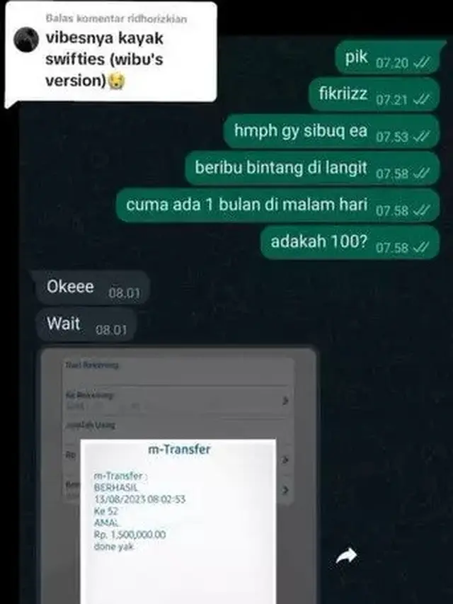 6 Chat Lucu Pinjam Seratus ke Teman Ini Kocak, Pakai Pantun