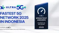Rebut Tahta! XL Ultra 5G+ Dinobatkan Sebagai Jaringan 5G Tercepat di Indonesia versi OOKLA Speed Test