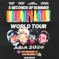 Karena Permintaan yang Luar Biasa, 5 Seconds of Summer Tambah Konser Encore di Jakarta untuk “Everyone’s A Star!” World Tour Asia 2026. / Foto dok: Chakra Live Asia.