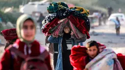 Data Kementerian Kesehatan Palestina menyebutkan bahwa serangan udara yang diluncurkan Israel ini setidaknya menewaskan 200 orang. (Bashar TALEB/AFP)