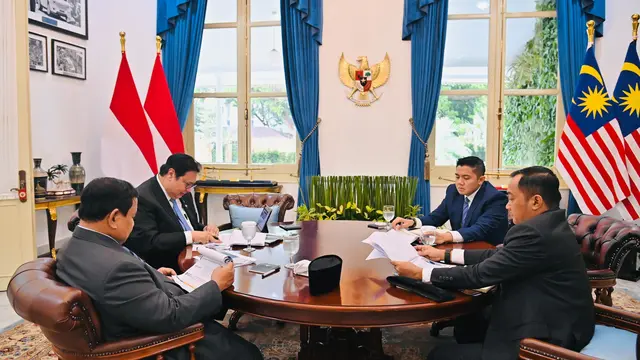 Rapat Terbatas Jajaran Menteri Kabinet Merah Putih