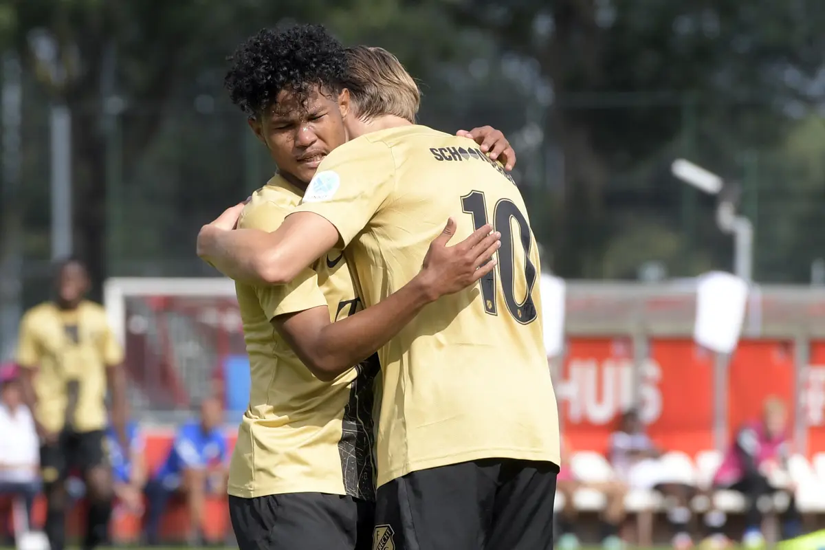 Bagus Kahfi mencetak dua gol untuk Jong Utrecht ketika melawan UR La Louviere Centre.