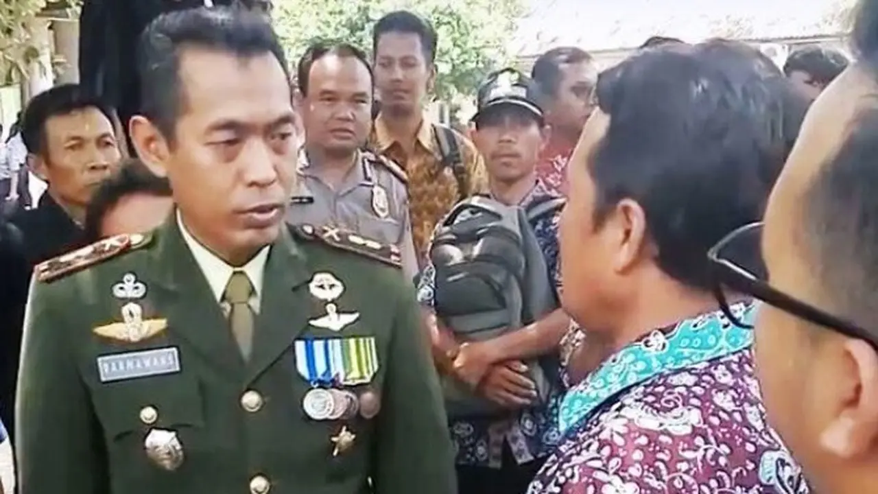 Tamparan di Pipi Kades Bikin Jabatan Dandim Rembang Melayang