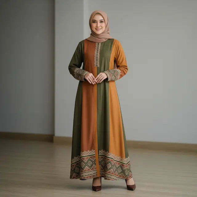 Model Gamis Terbaru Abaya Kekinian