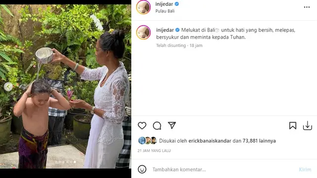 Jessica Iskandar (Foto: Instagram/@inijedar)