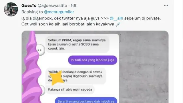 Tyna Kanna Mirdad dikabarkan selingkuh