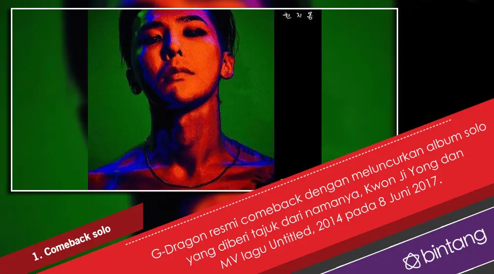 G-Dragon Tetap Comeback di Tengah Kasus T.O.P BigBang. (Foto: Instagram/fromyg, Desain: Nurman Abdul Hakim/Bintang.com)