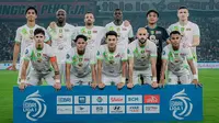 Starting XI Persebaya saat bertandang ke markas Persija di BRI Liga 1 2024/2025, Stadion Utama Gelora Bung Karno, Jakarta, Sabtu (13/4/2025). (Dok. Persebaya).