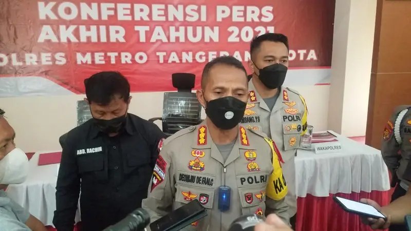 Kapolres Metro Tangerang Kota Kombes Pol Deonijiu De Fatima