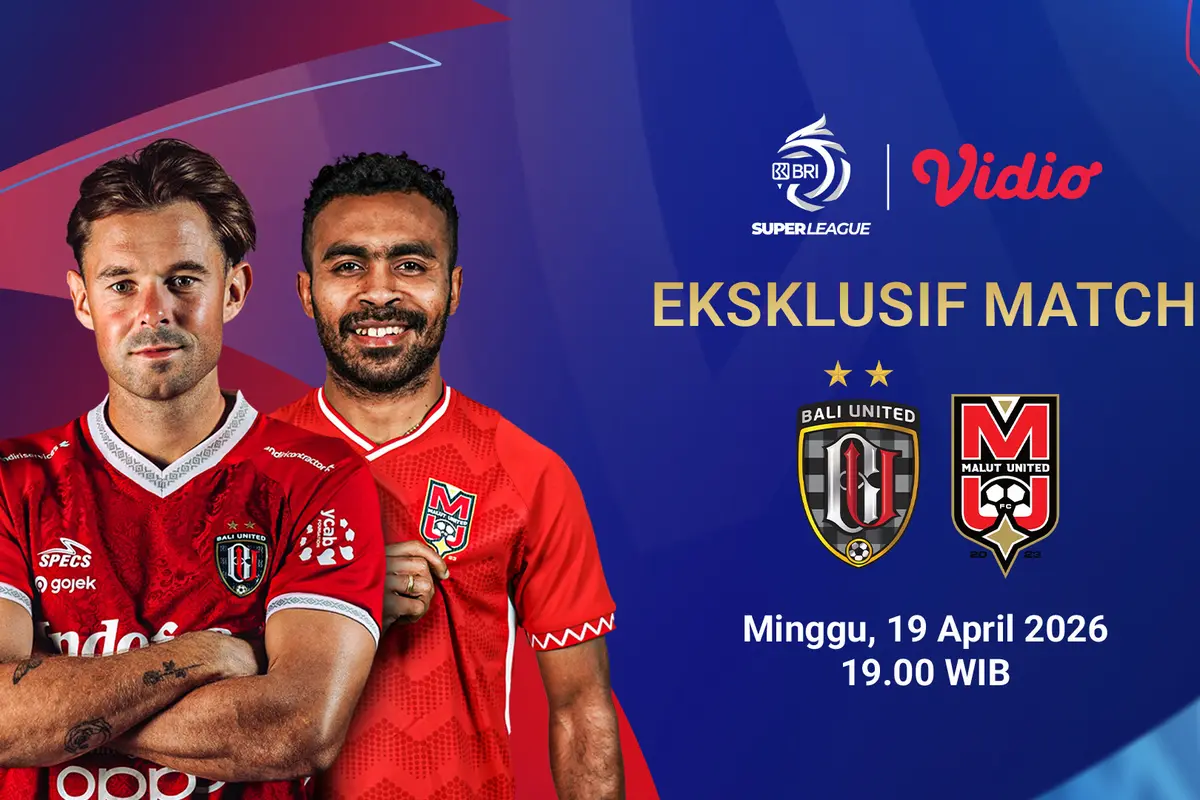 Bali United vs Malut United, eksklusif hanya di Vidio.