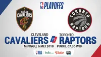 Playoff 2018 Cleveland Cavaliers Vs Toronto Raptors_Game 3 (Bola.com/Adreanus Titus)