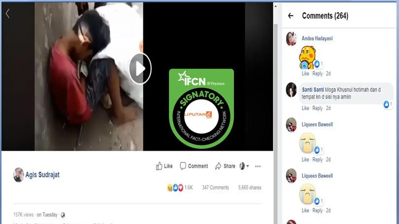 [Cek Fakta] Viral Video Bocah Meninggal Dunia Karena Kelaparan